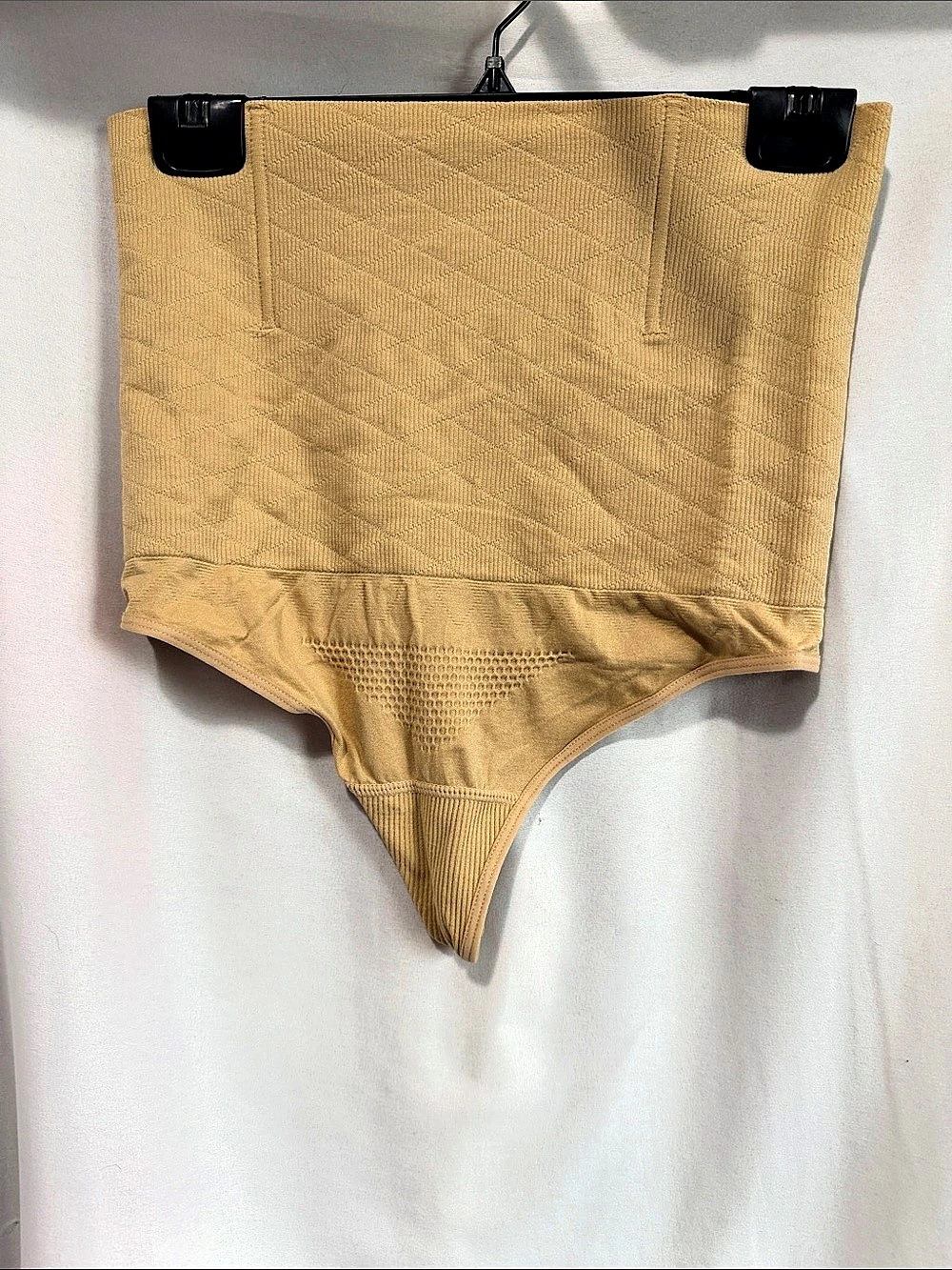 High-Waisted Shapewear Brief in Brown Size XL